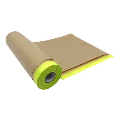 Heat Resist Car Cover Painting Brown Paper Kraft Masking Tape Auto Paint Protective Masking Paper Film